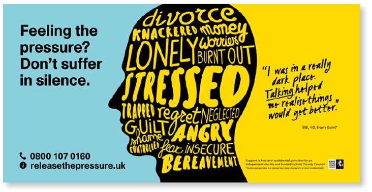 Feeling the pressure? Don't suffer in silence. Call Release The Pressure on 0800 107 0160.